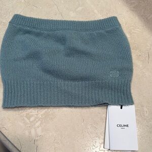 100% AUTHENTIC CELINE BANDEAU TOP